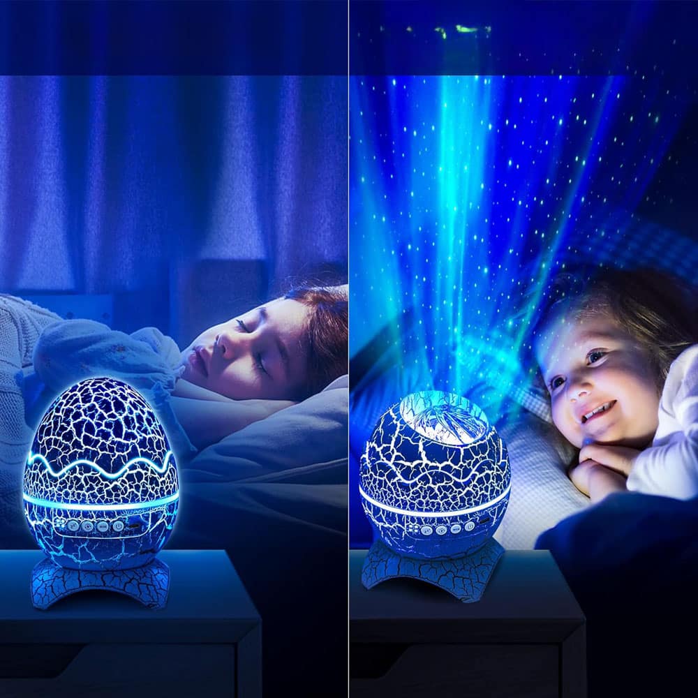 چراغ خواب و پروژکتور کهکشانی طرح تخم اژدها 3 چراغ خواب و پروژکتور کهکشانی طرح تخم اژدها