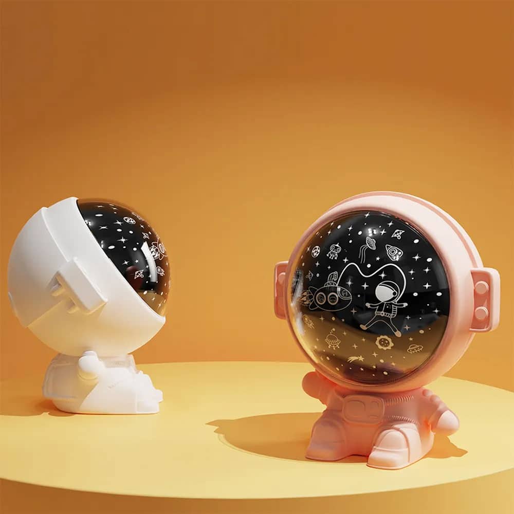 چراغ خواب اسپیکردار طرح فضانورد نشسته 1 چراغ خواب اسپیکردار طرح فضانورد نشسته