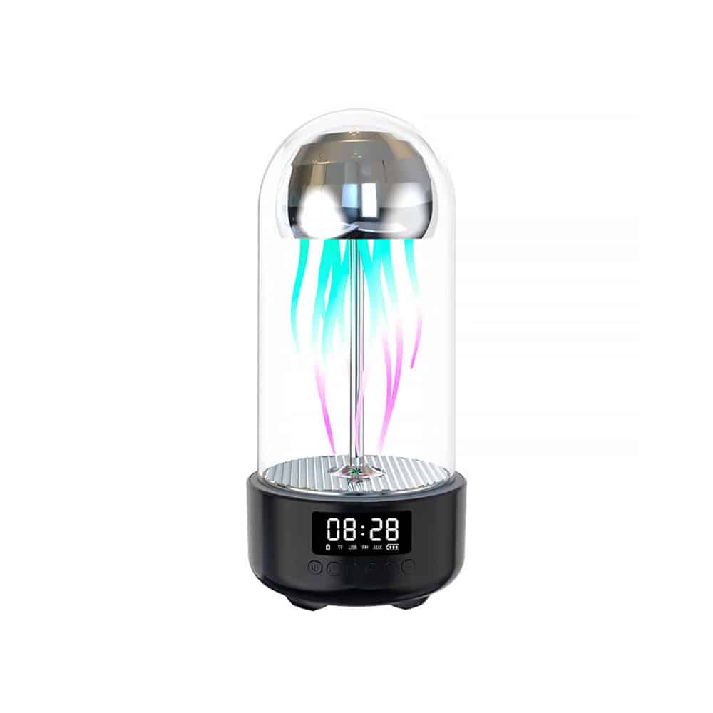 اسپیکر بلوتوثی و آباژور طرح عروس دریایی 5 اسپیکر بلوتوثی و آباژور طرح عروس دریایی