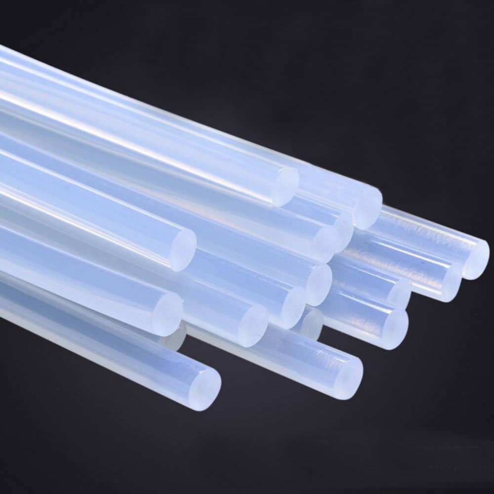 چسب حرارتی قطر 7 میلی متر بسته 10 عددی 6 چسب حرارتی قطر 7 میلی متر بسته 10 عددی