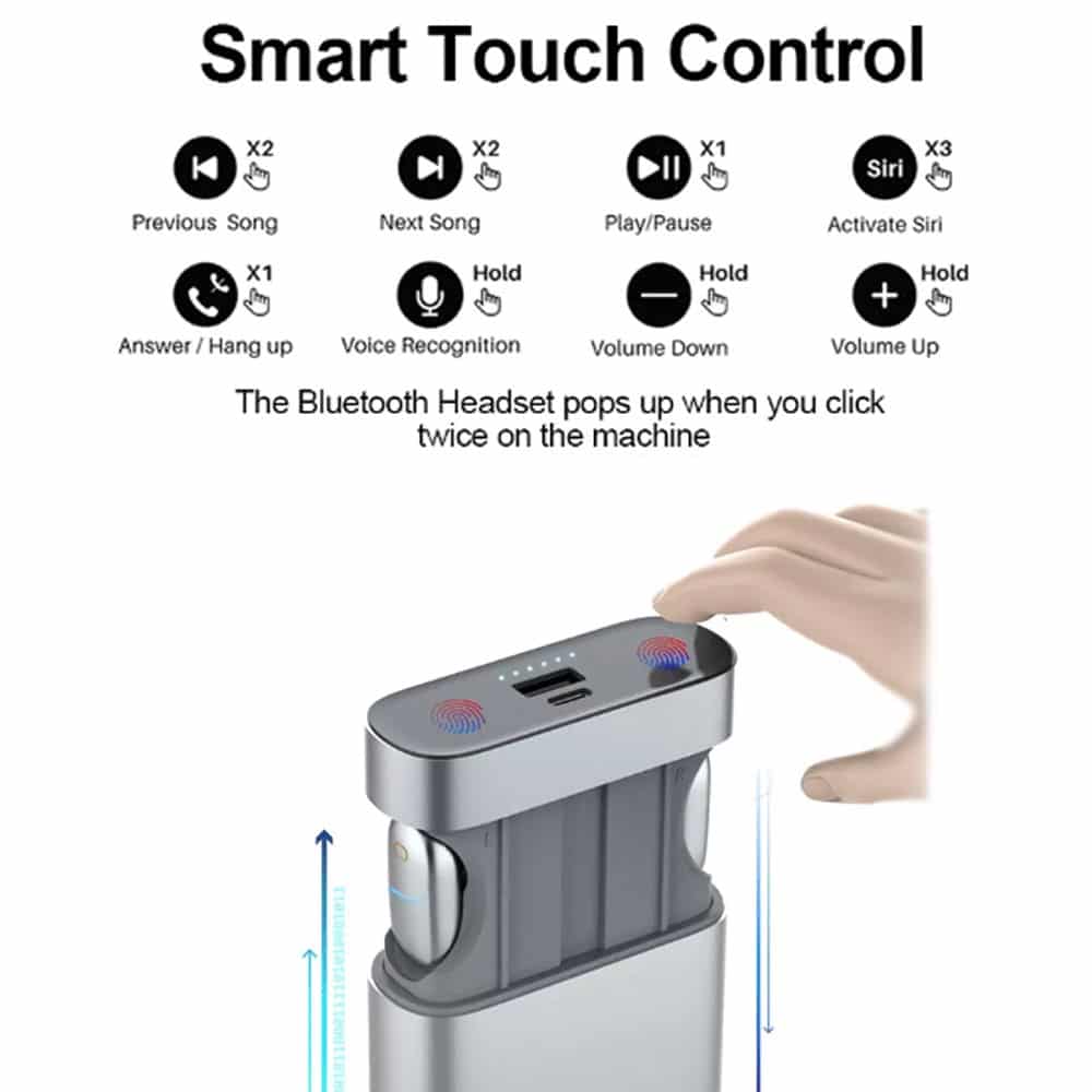 هندزفری بی سیم پاوربانک دار هندزفری بی سیم پاوربانک دار