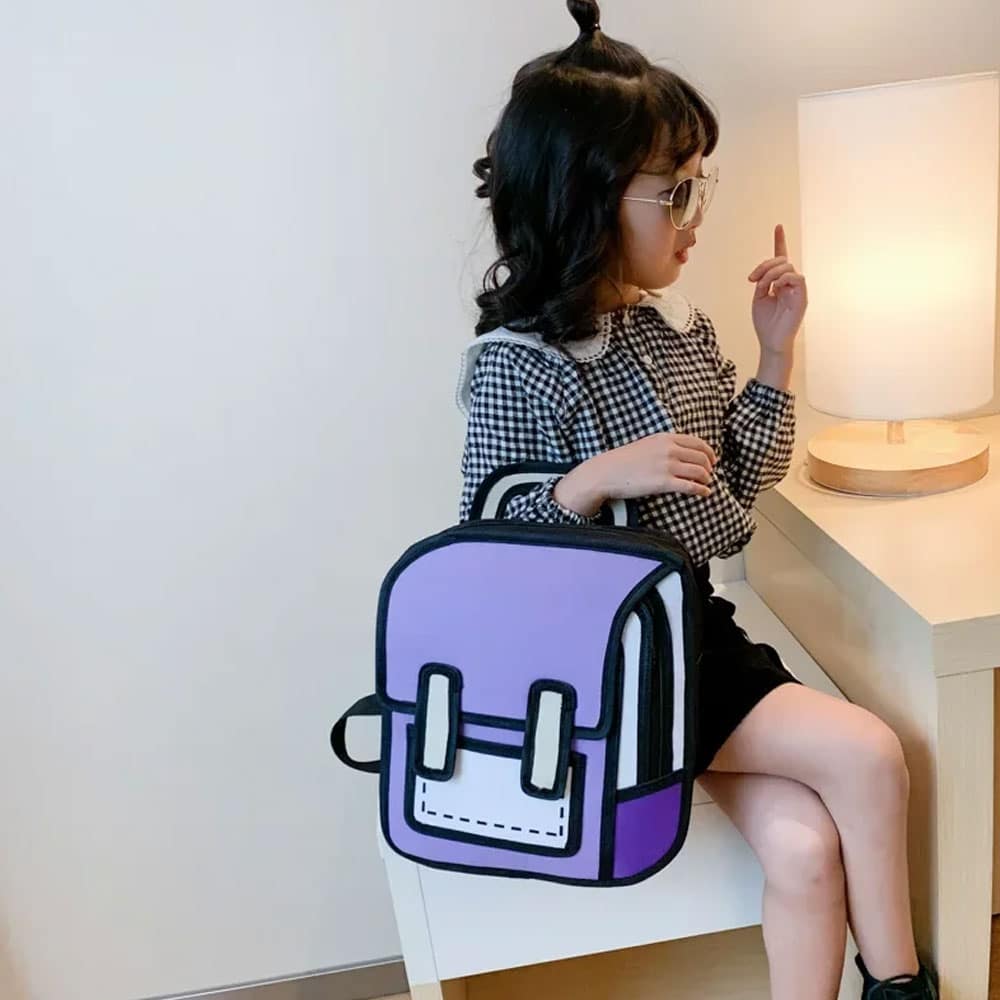 کوله پشتی فانتزی طرح دوبعدی کوله پشتی فانتزی طرح دوبعدی