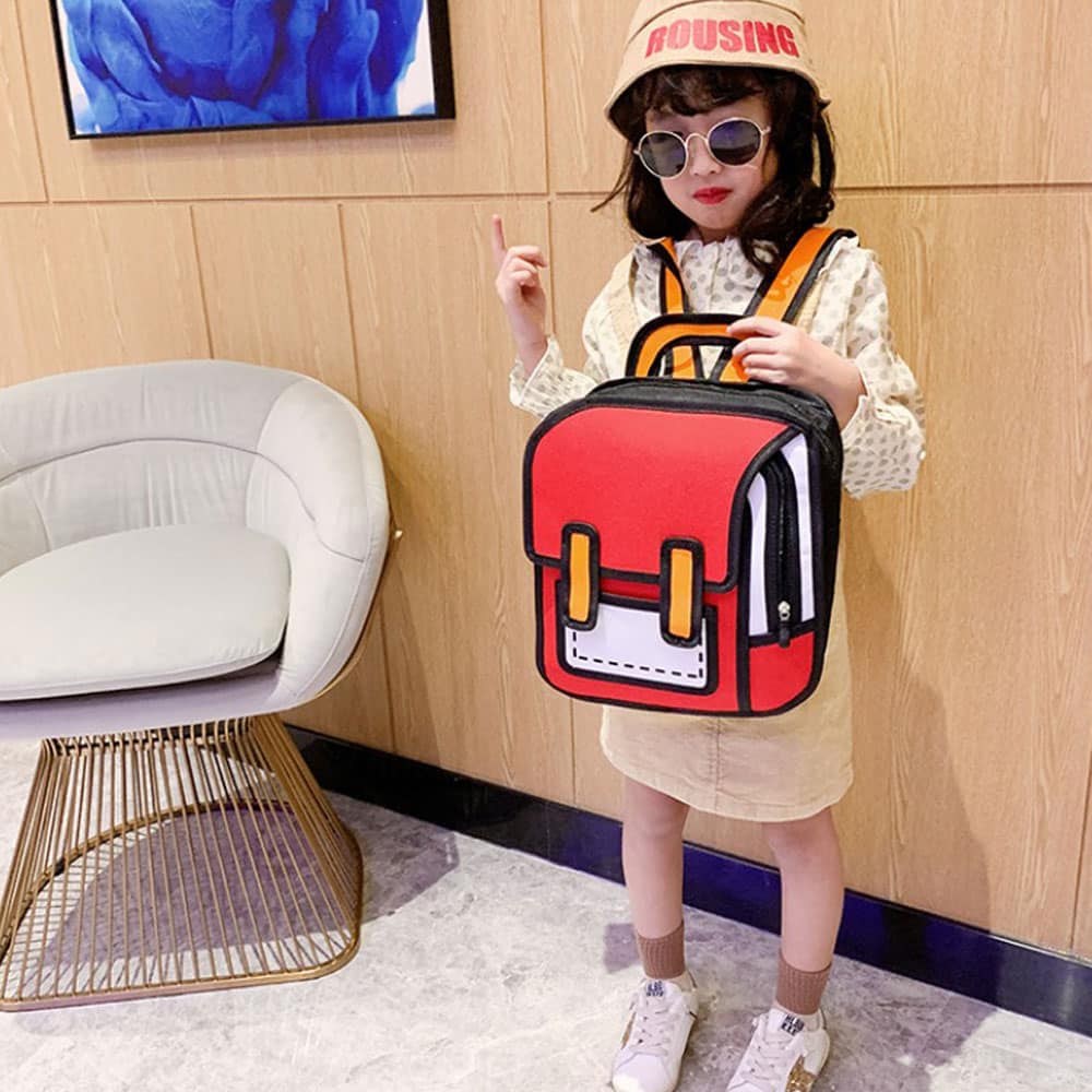 کوله پشتی فانتزی طرح دوبعدی کوله پشتی فانتزی طرح دوبعدی