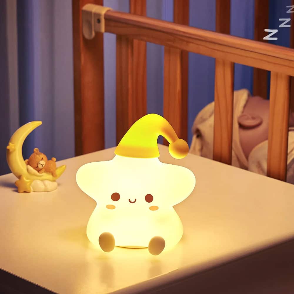 چراغ خواب فانتزی سیلیکونی مدل ستاره