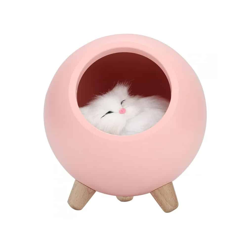 اسپیکر و چراغ خواب فانتزی طرح گربه خانگی 7 اسپیکر و چراغ خواب فانتزی طرح گربه خانگی