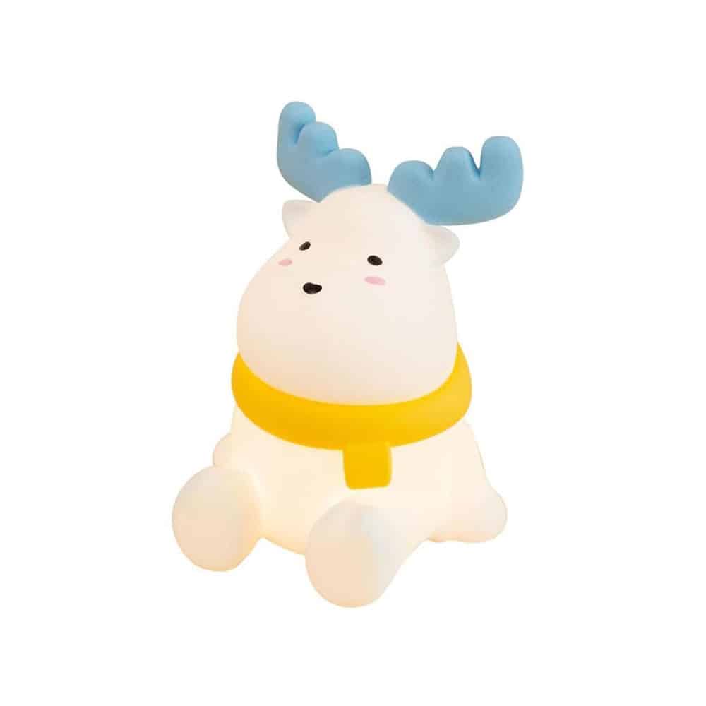 چراغ خواب سیلیکونی طرح گوزن شمالی 6 چراغ خواب سیلیکونی طرح گوزن شمالی