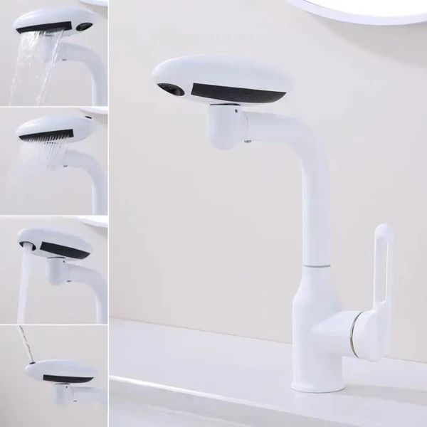شیر روشویی چهار حالته 360 درجه مدل فضایی