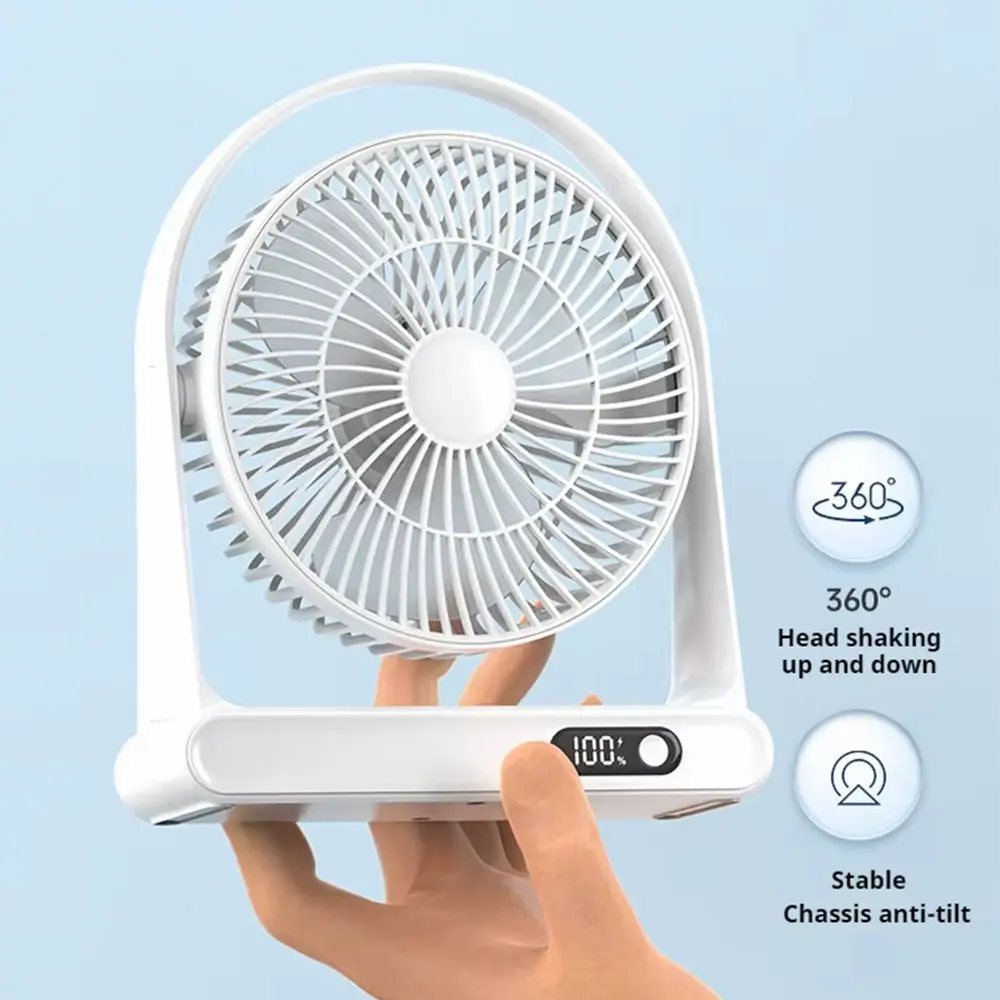 پنکه رومیزی شارژی مدل ZMFS-003 11 پنکه رومیزی شارژی مدل ZMFS-003