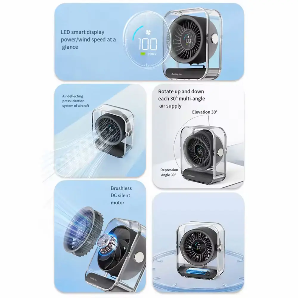 پنکه شارژی رومیزی مدل ZH28 13 -شارژی-رومیزی-مدل-ZH28-10