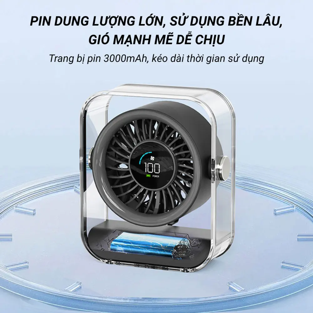 پنکه شارژی رومیزی مدل ZH28 8 -شارژی-رومیزی-مدل-ZH28-5