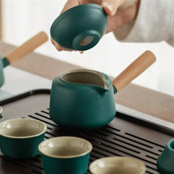 ست دمنوش خوری سرامیکی 6 نفره مدل 13Pcs