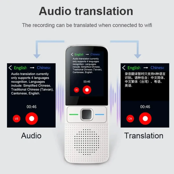 دستیار مترجم هوشمند چندزبانه دوطرفه مدل SmartTalk