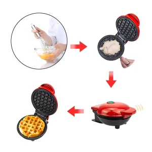 مینی وافل ساز 4 اینچی مدل Waffle