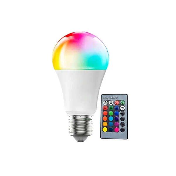 لامپ LED هوشمند کنترل دار مدل RGBW Bulb